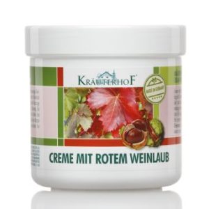 KRÄUTERHOF PUNASE VIINAPUU KREEM VEENILAIENDITELE 250ML